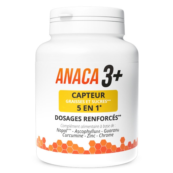 Anaca3 Capteur 5 en 1 Graisses et Sucres 120 gélules