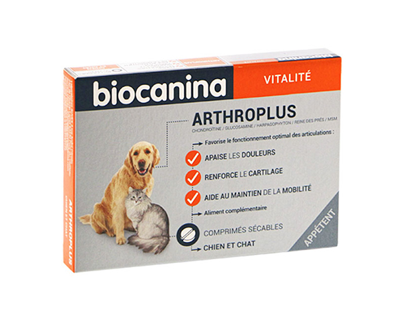 Biocanina Arthroplus Chien et Chat 40 comprimés appétents