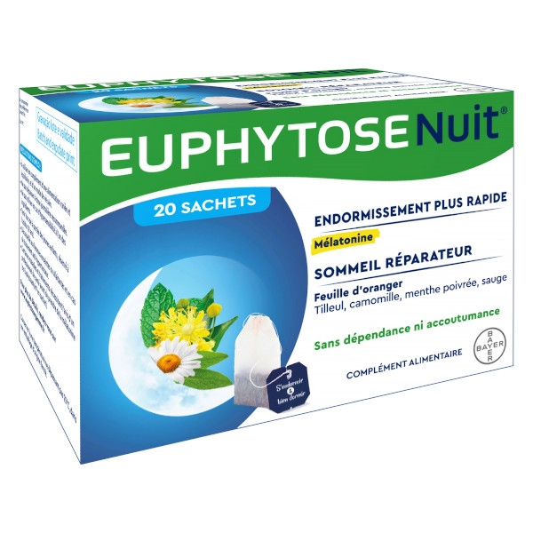 Euphytose Nuit 20 sachets à infuser