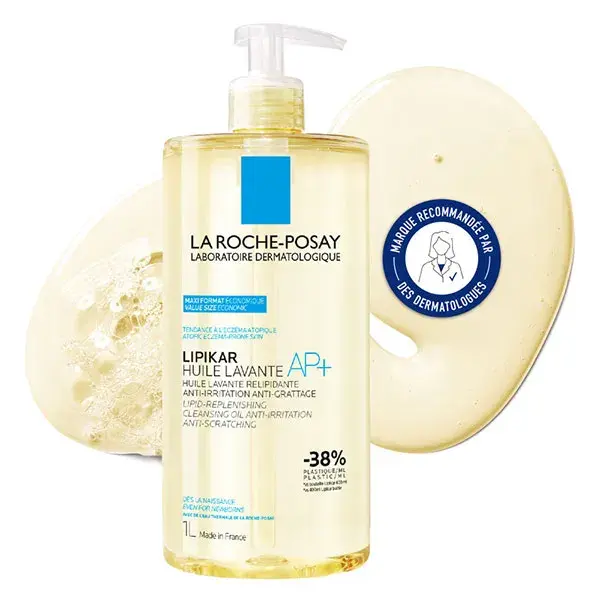 la roche posay lipikar huile lavant ap relipidante anti grattage 1L