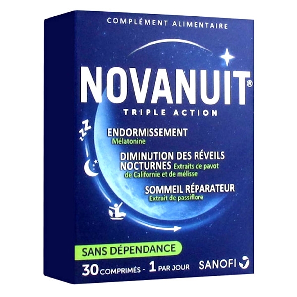 Novanuit Triple Action 30 comprimés