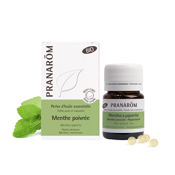 perles huile essentielle menthe poivree