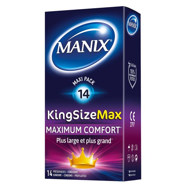 Manix King Size Max 14 préservatifs