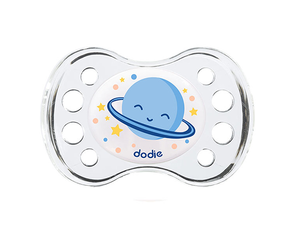 Dodie Sucette Anatomique Nuit +6m Planète Blanche