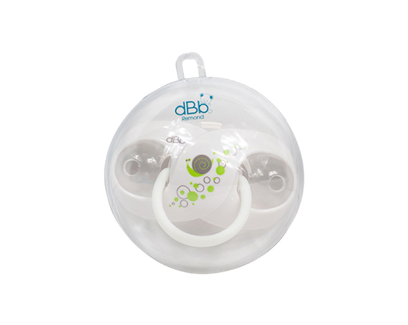 dBb Remond Sucette Infini Caoutchouc Blanche 2ème âge