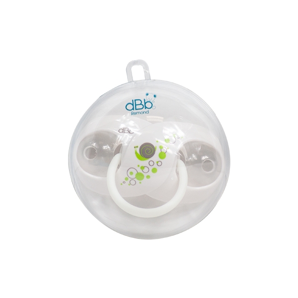dBb Remond Sucette Infini Caoutchouc Blanche 2ème âge