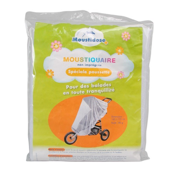 Moustidose Moustiquaire Non Imprégnée Spéciale Poussette